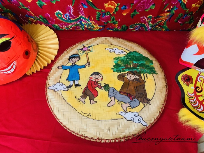 Mẹt tre vẽ tay 